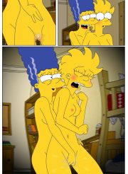 Marge and Lisa Simpsons go Lesbian – The Simpsons