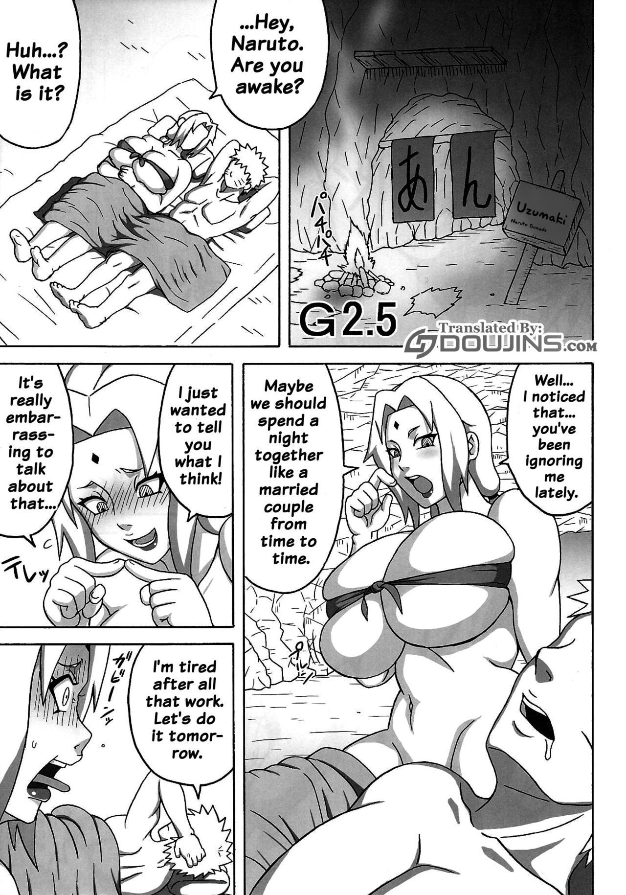 Tsunade naked on the island - naruho - Alone hentai!